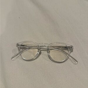 Clear Round BLUELIGHT Glasses